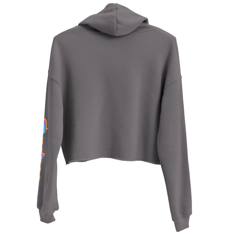 US - Sendoso Cropped Hoodie - Charcoal - image3