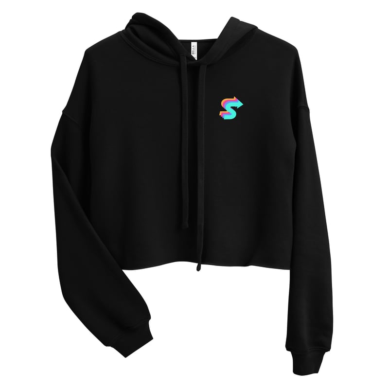 US - Sendoso Cropped Hoodie - Black - image6
